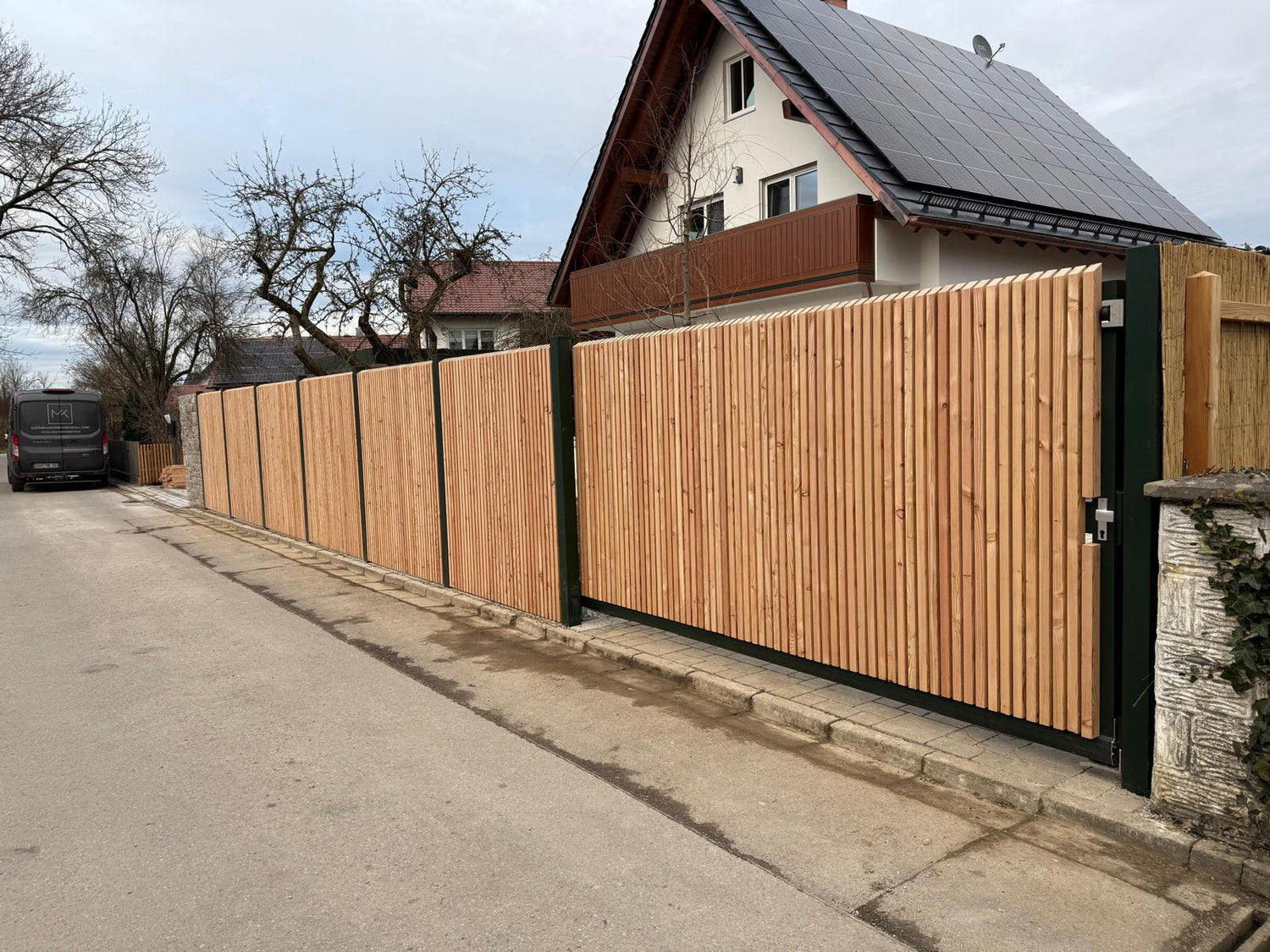 Heimische Lärche im Außenbereich