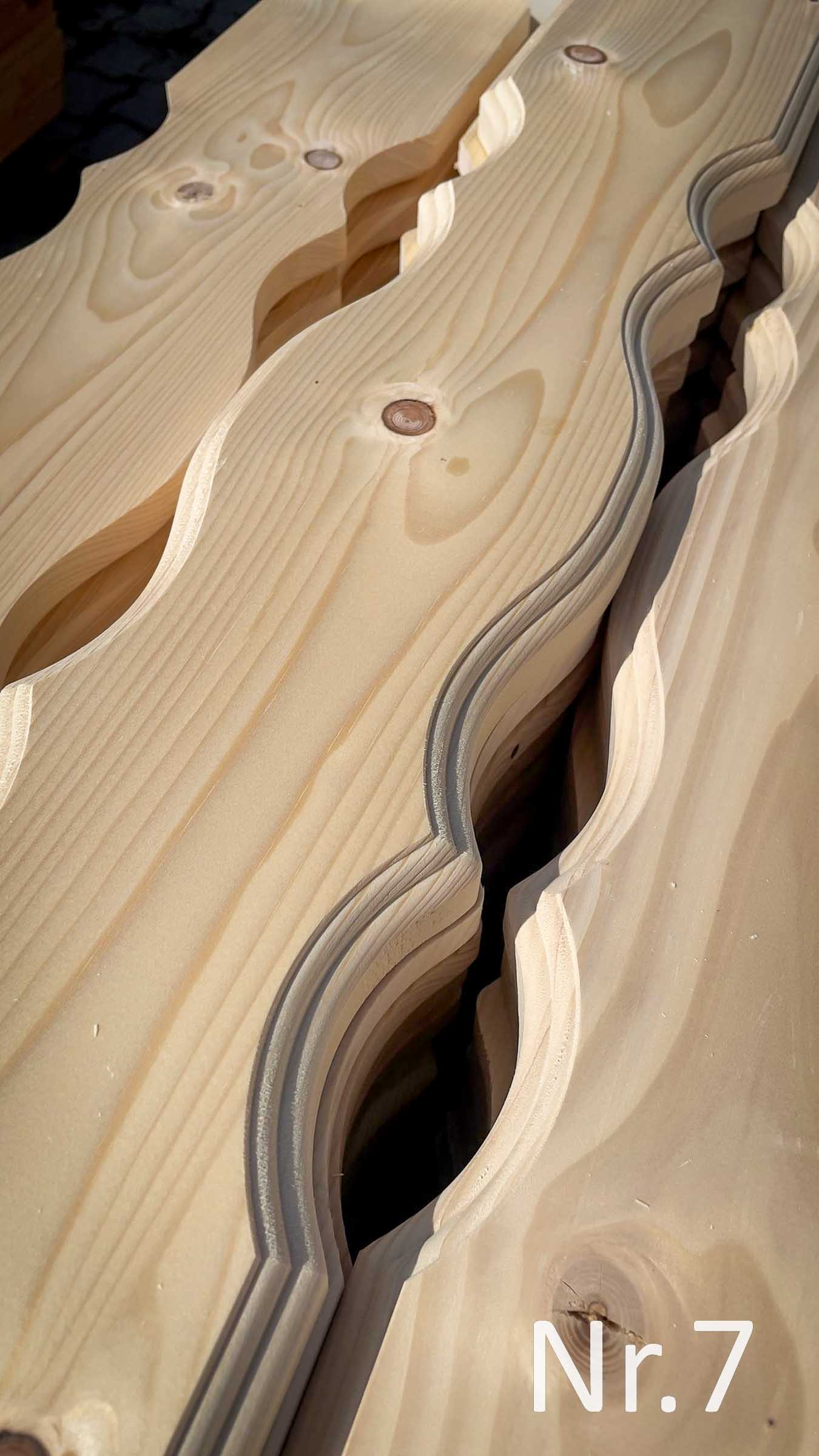 Detailaufnahme von klassischer Balkonform