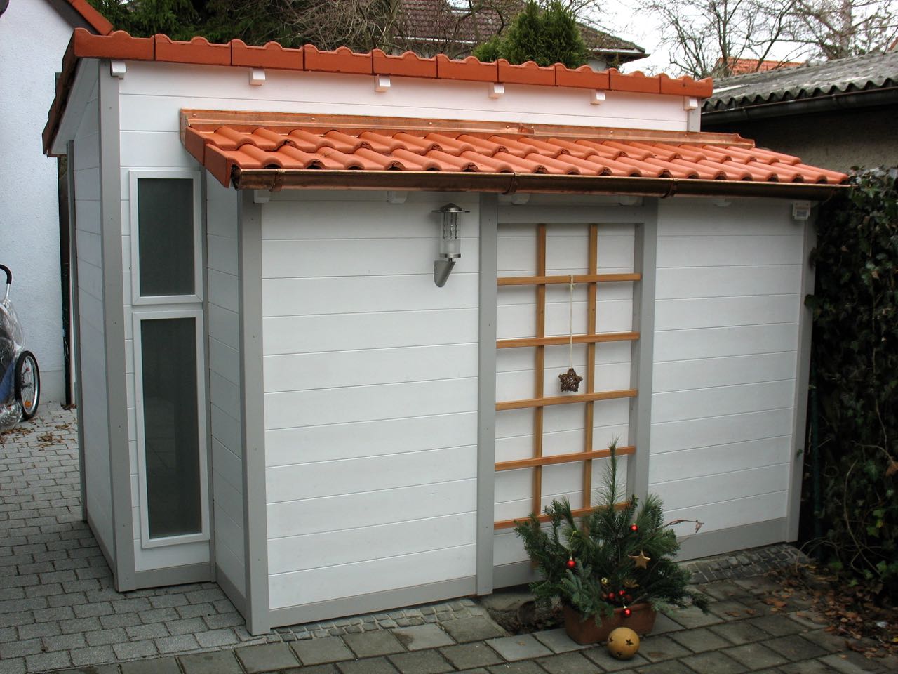 Zauberhaftes Rankgitter aus Lärchenholz - Holz Widmann - Meine Holzhandlung - Holz kaufen München