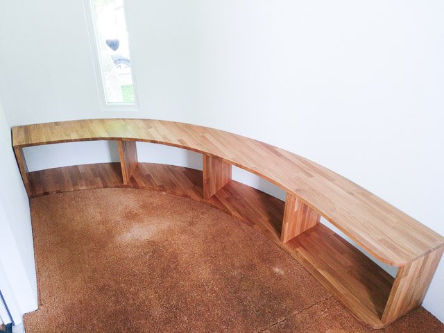 Runde Eichenbank - Holz Widmann - Meine Holzhandlung - Holz kaufen München