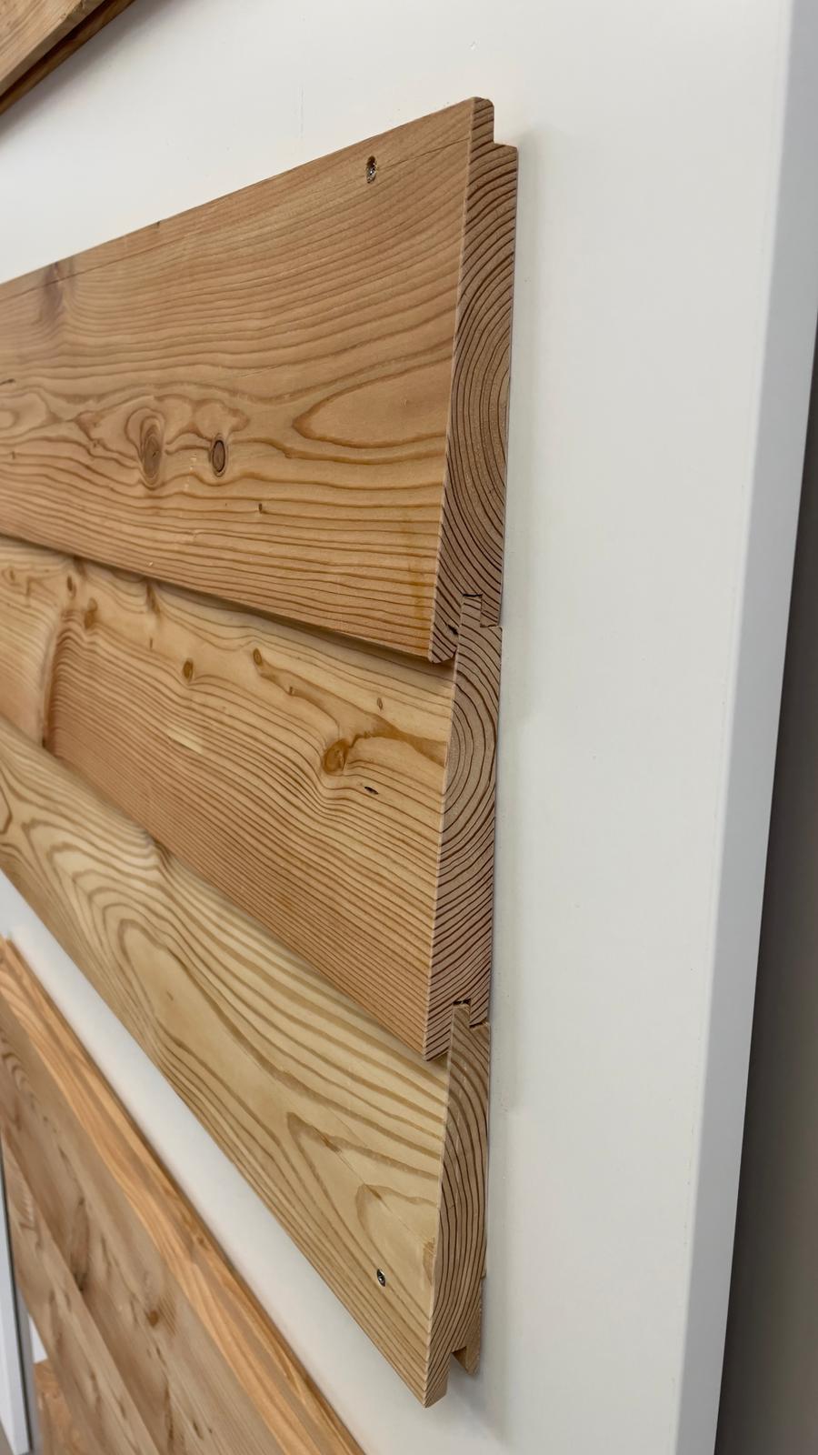 Lärche Keilstülpschalung - Nut + Feder