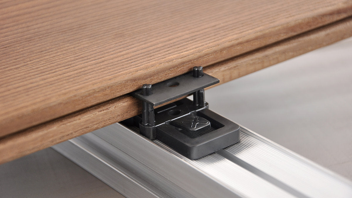 Ligo S - Terrassenklammer - für die unsichtbare Verlegung von Accoya