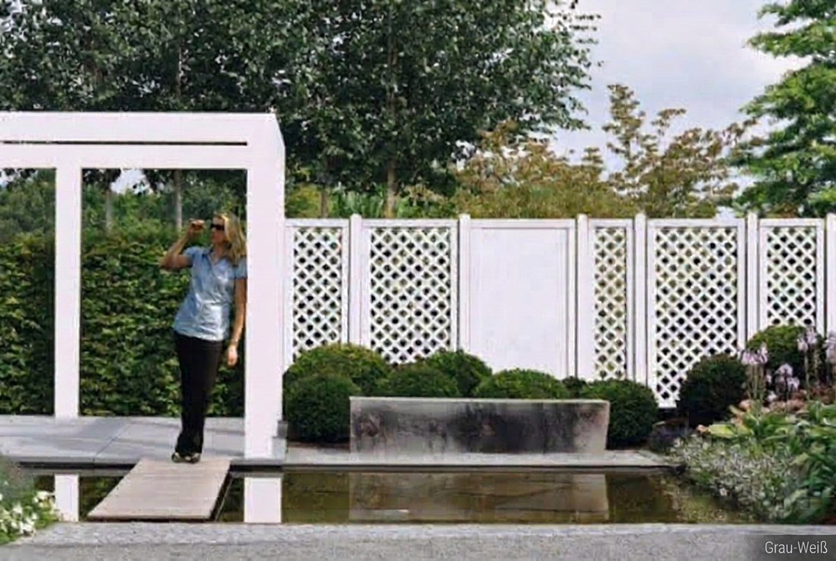 Sichtschutzelement Lugano Fichte enbehandelt – sichtschutzelement fichte aus nordischer Fichte für Garten und Terrasse