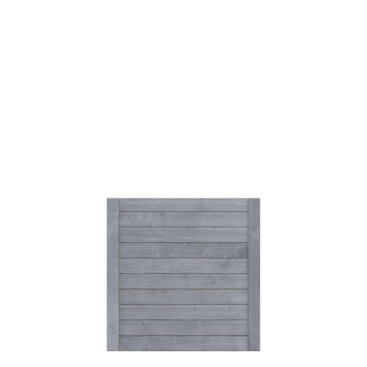 NEO DESIGN – Moderner Sichtschutzzaun aus grau lasiertem Holz