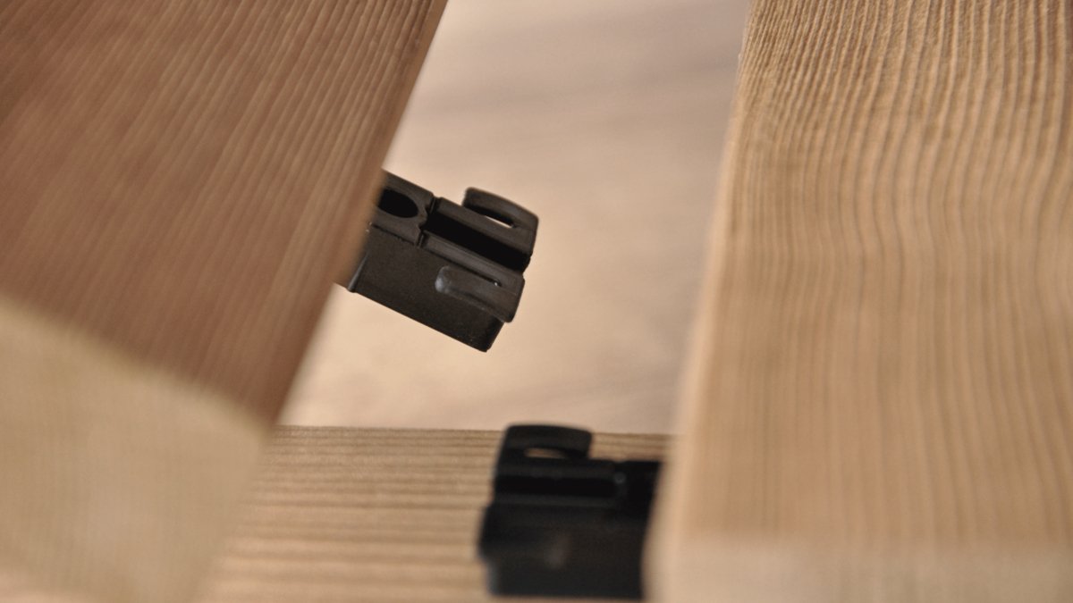 Dila C - Unsichtbare Verlegung von Terrassendielen (50 Paare mit Schrauben) - kaufen Meine Holzhandlung - Holz kaufen München