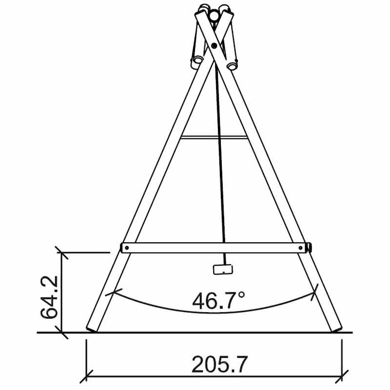 Doppelschaukel Analge mit 150cm hohem Podest - kaufen Meine Holzhandlung - Holz kaufen München