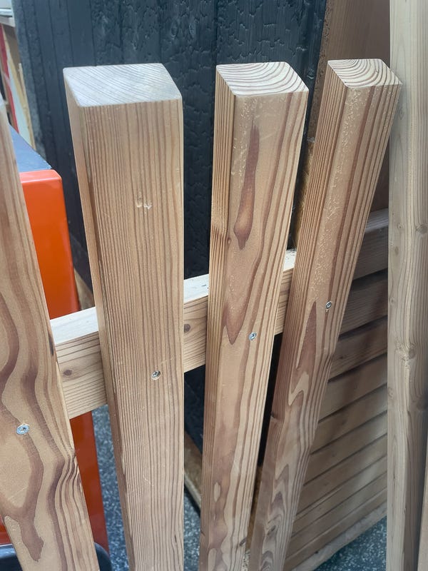Lärchen Zaunlatten (unterschliedliche Maße + Wunschlänge) - kaufen Meine Holzhandlung - Holz kaufen München