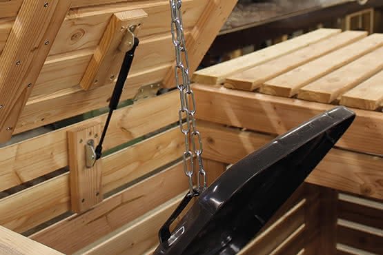 Mülltonnen-Box Rhombus-Duo - Fichte oder Lärche - kaufen Meine Holzhandlung - Holz kaufen München