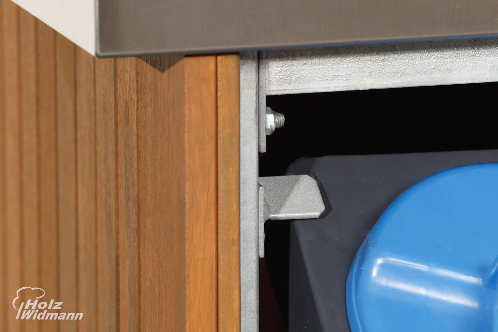 Mülltonnenhaus BINTO Hartholz mit Pflanzschale - kaufen Meine Holzhandlung - Holz kaufen München