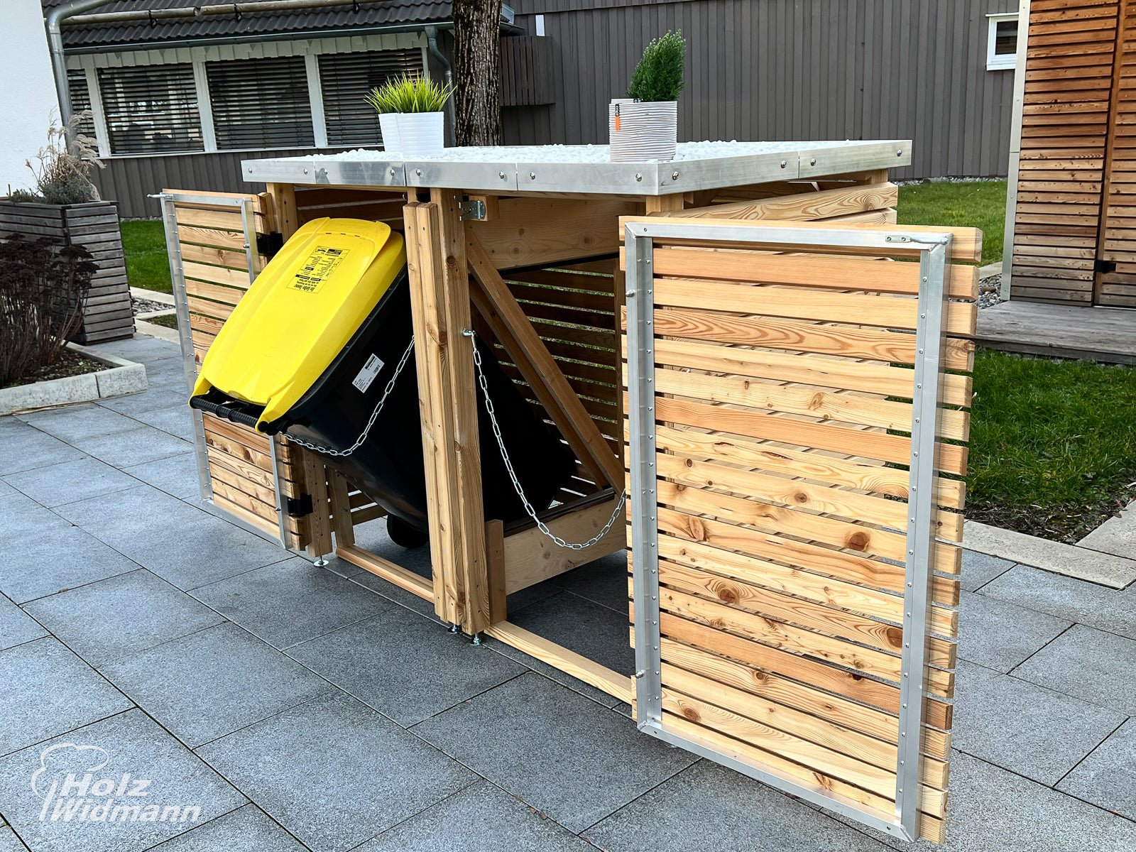 Mülltonnenhaus Rhombus - kaufen Meine Holzhandlung - Holz kaufen München