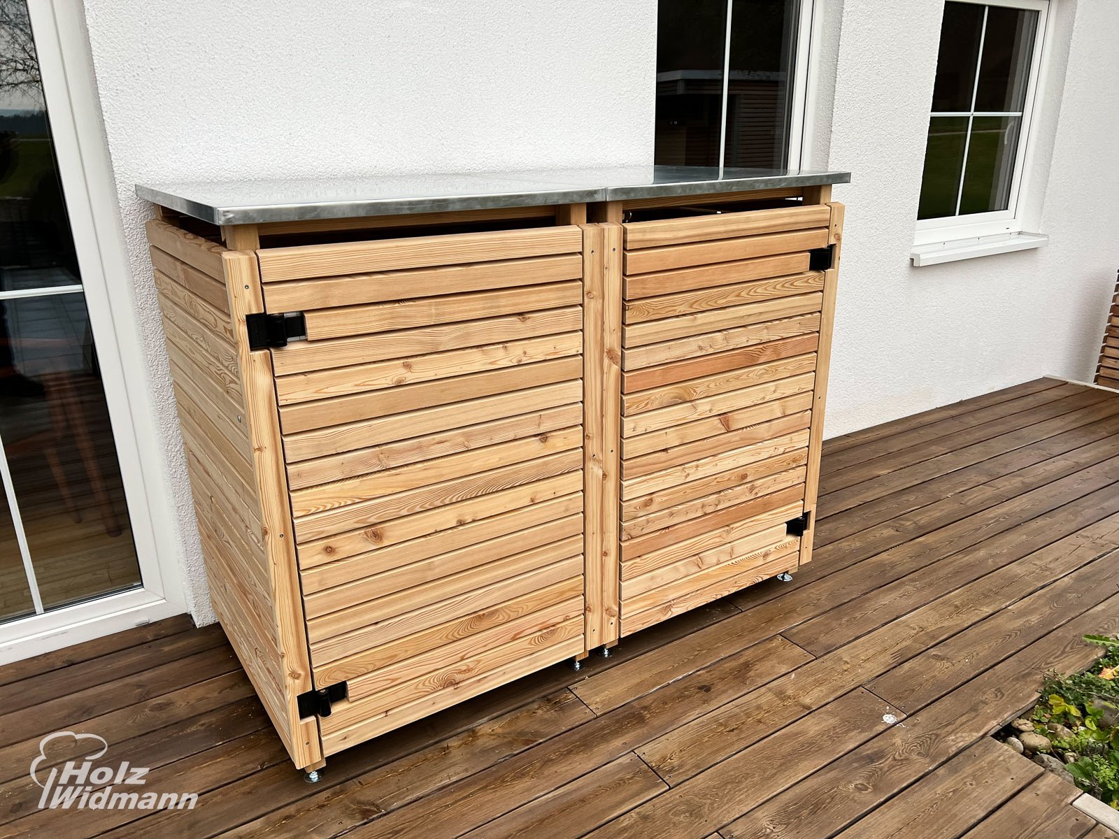 Mülltonnenhaus Rhombus - kaufen Meine Holzhandlung - Holz kaufen München