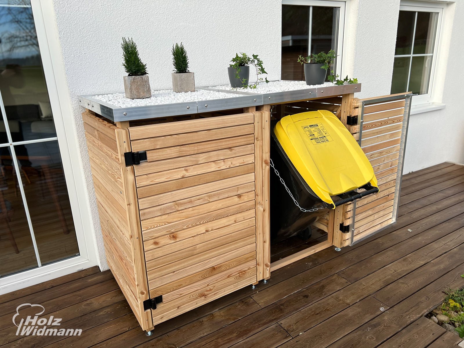 Mülltonnenhaus Rhombus - kaufen Meine Holzhandlung - Holz kaufen München