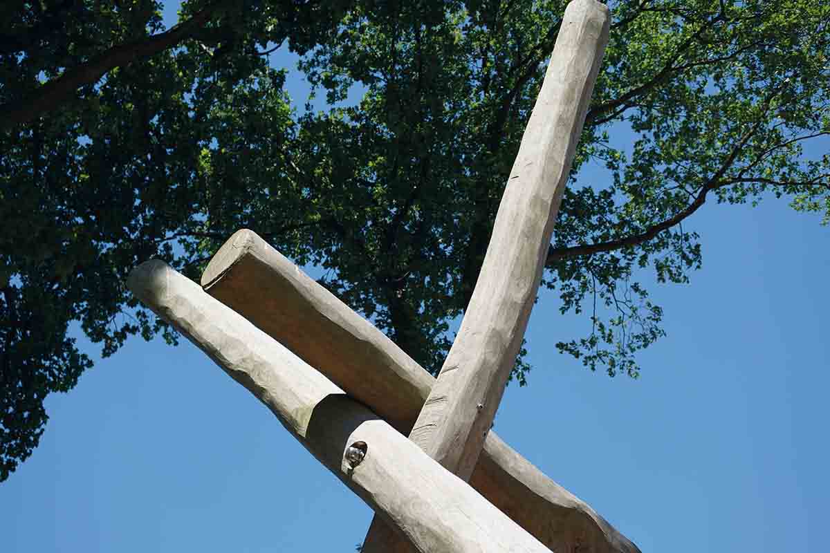 Robinienschaukel für den öffentlichen Bereich - kaufen Meine Holzhandlung - Holz kaufen München