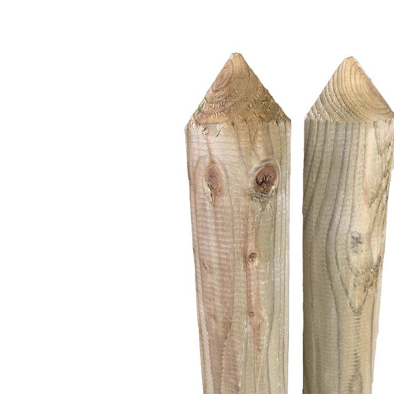 KDI Staketen 6cm Durchmesser (Zaunlatte halbrund) - kaufen Meine Holzhandlung - Holz kaufen München