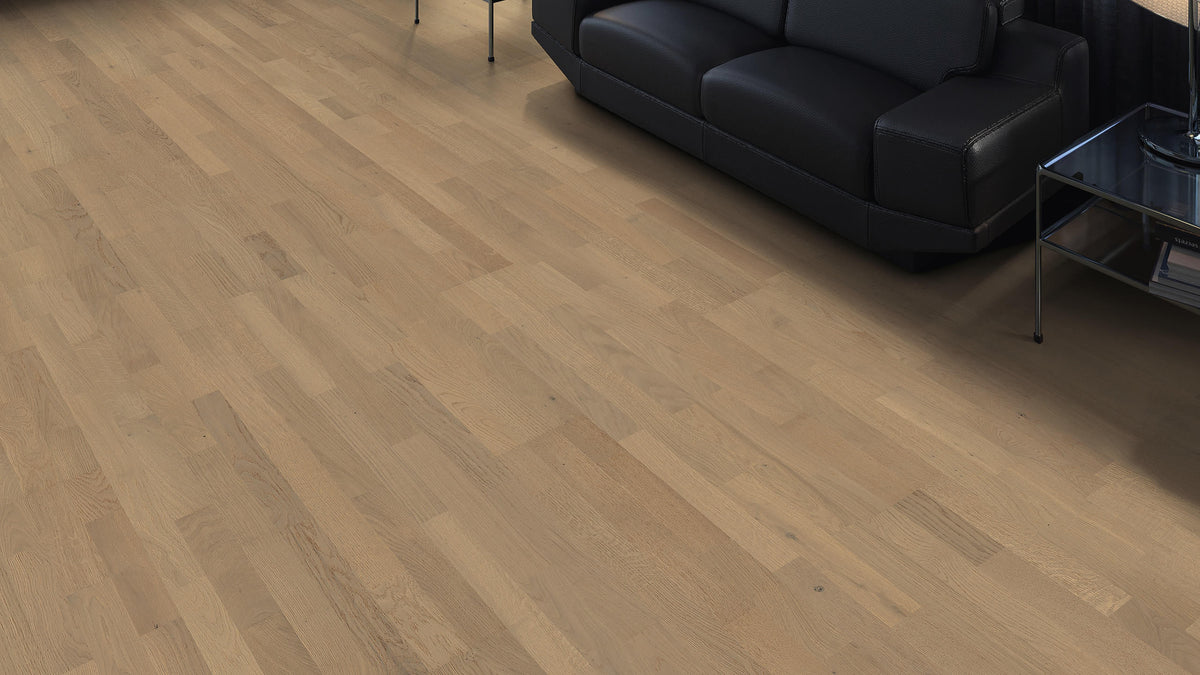 HARO Parkett 4000 - Schiffsboden Eiche sandgrau Naturale strukturiert  - 541920 - naturalin geölt