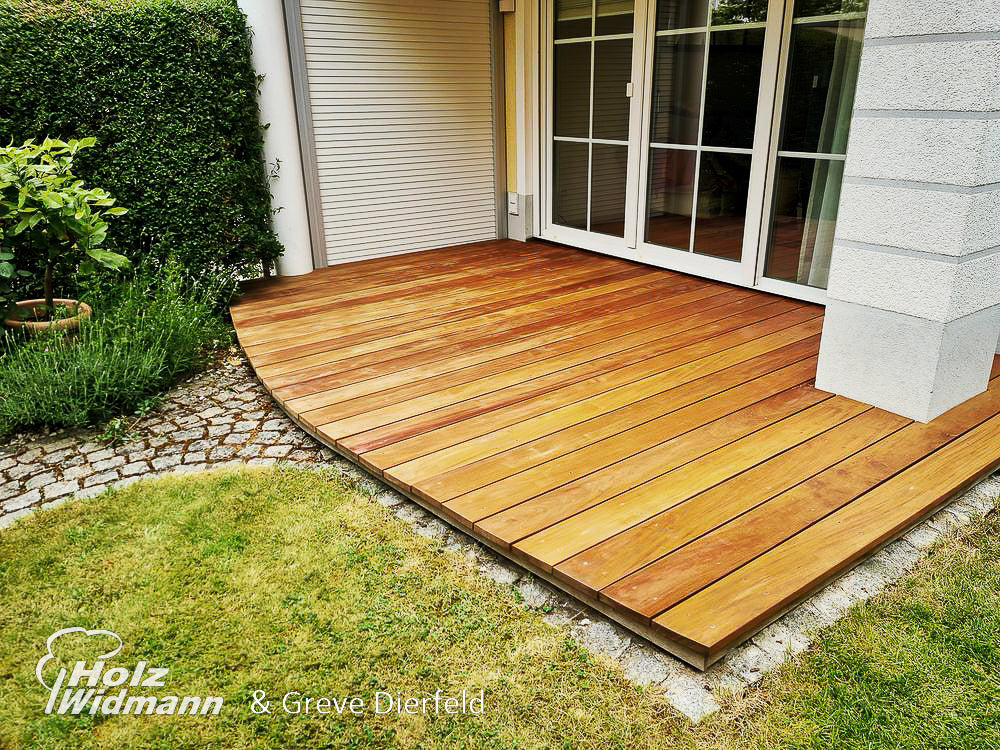 Garapa Terrassendielen - 25x145 - Lagerware (AB KW 19 wieder alle Längen)