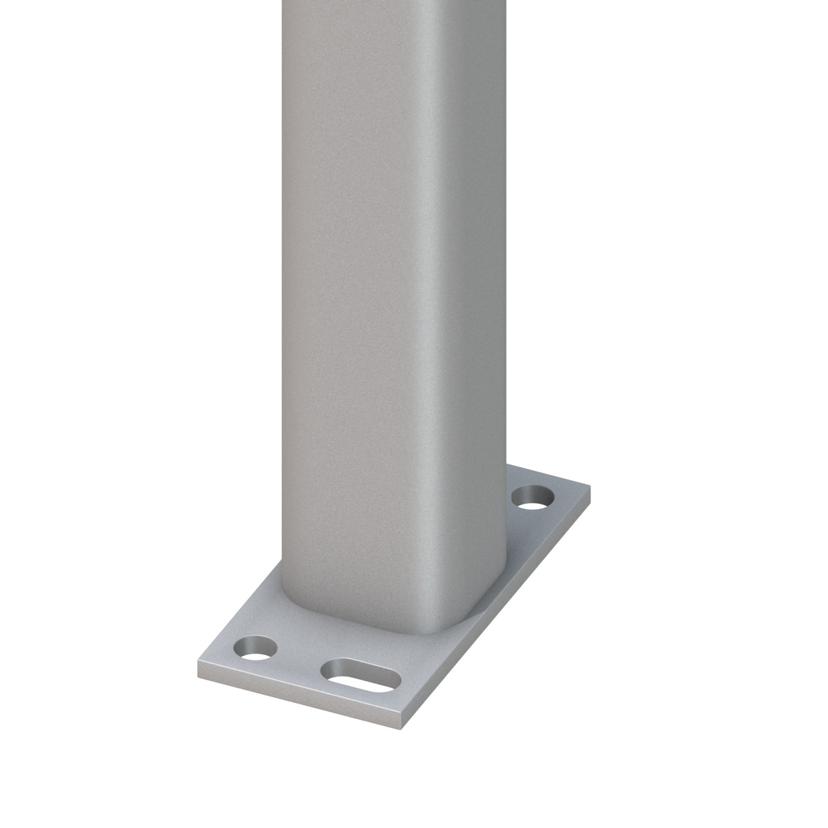 Metallpfosten für Zäune und Sichtschutzfelder - schlicht und stabil