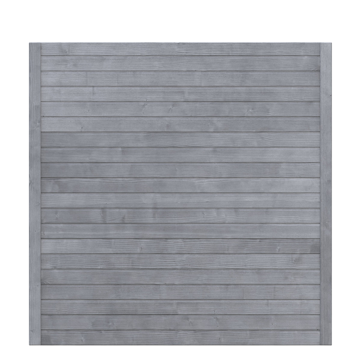 NEO DESIGN – Moderner Sichtschutzzaun aus grau lasiertem Holz