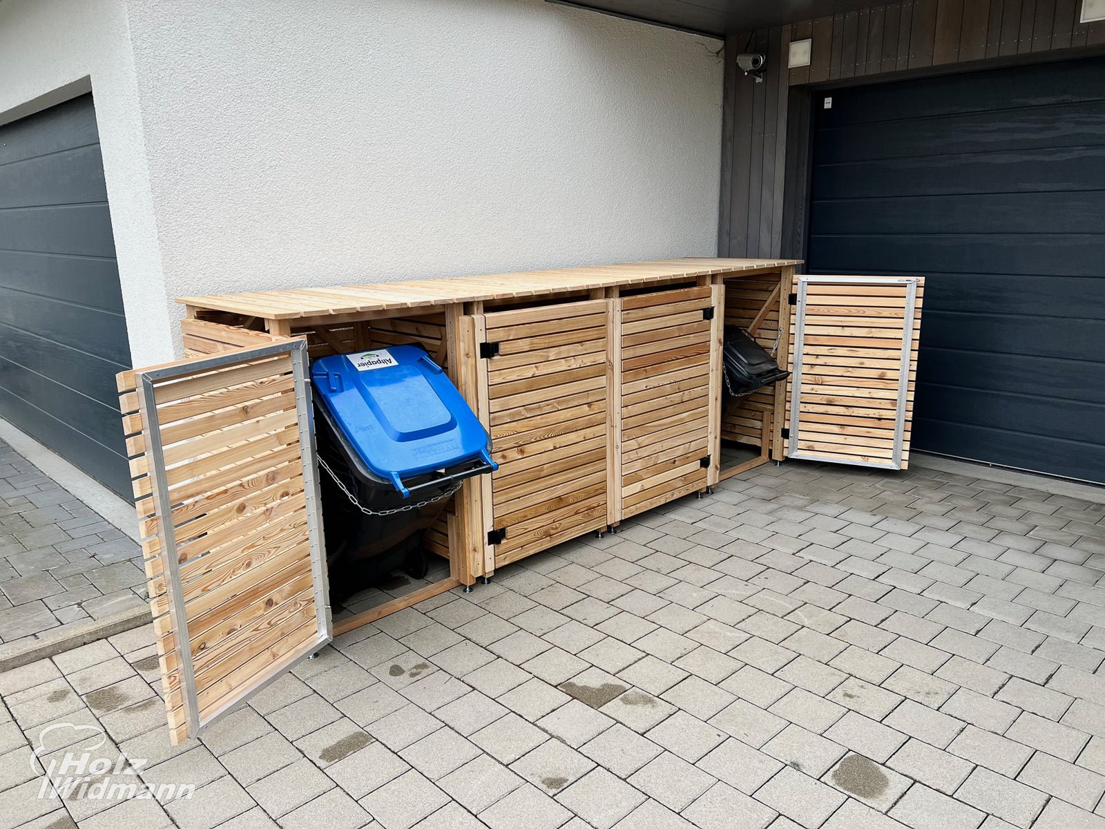 Mülltonnenhaus Rhombus - kaufen Meine Holzhandlung - Holz kaufen München